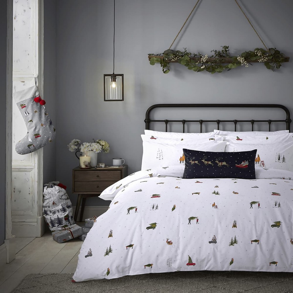 Christmas sales bedding next