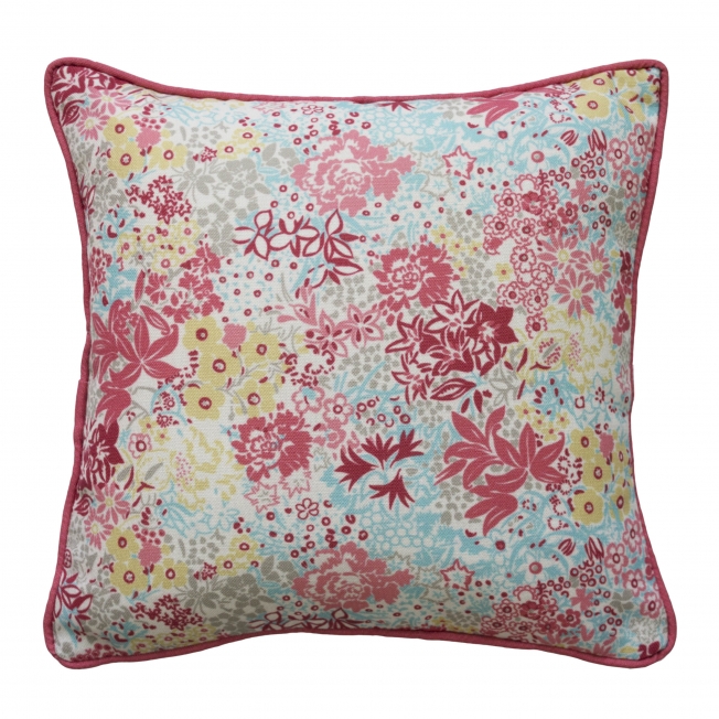 Kirstie Allsopp Home Living Cushions Designs Bella Berry Pink Red